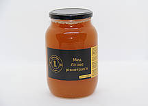 Мед лісовий 1 л з різнотрав'я домашній без цукру