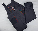 Спецодяг зимовий куртка і напівкомбінезон чоловічий утеплений роба, спецівка для працівників, польша, фото 6