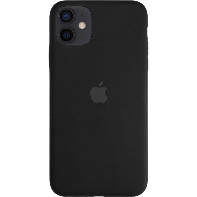 Чохол Silicone Case для Apple iPhone 12 Mini силіконовий, Чорний