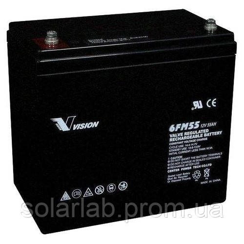 Акумуляторна батарея Vision FM 12V 55Ah