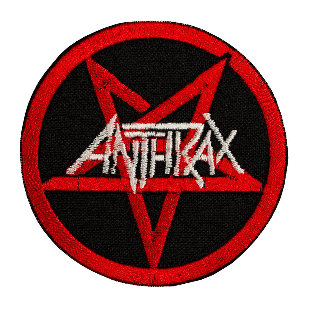 Нашивка ANTHRAX 2 лого з пентой