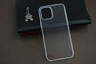 Чехол бампер силиконовый для Apple iPhone 12 Mini Айфон (5.4 дюймов) цвет прозрачный ультратонкий