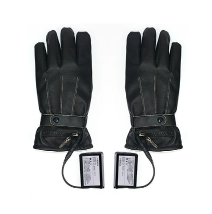 Стильні рукавички чоловічі "Eco-Obigriv FASHION 7.4V" з підігрівом пальців та долоні на акумуляторах 3000 mAh M, фото 2
