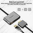 USB-C хаб 2-в-1 Promate MediaHub-C2 HDMI/VGA Grey (mediahub-c2.grey), фото 3