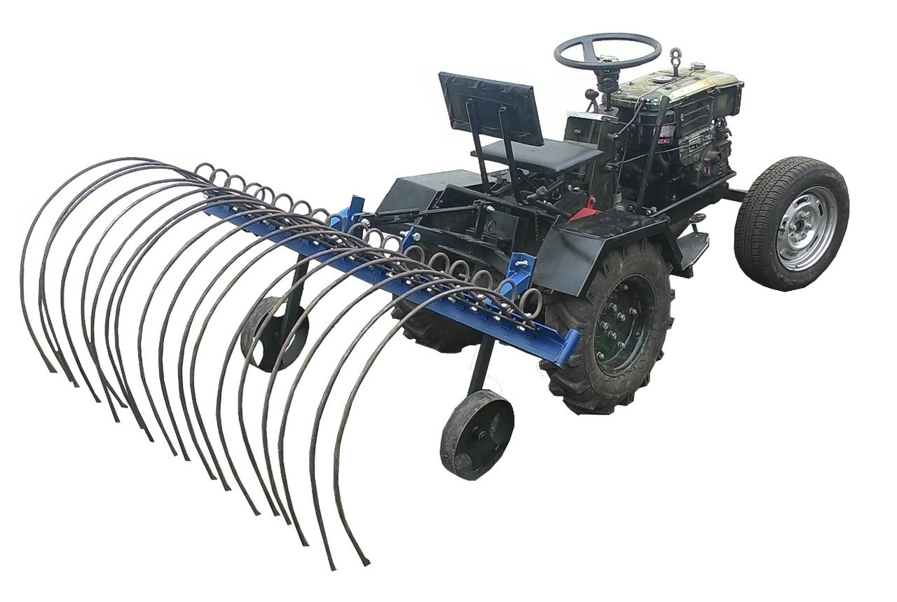 Граблі для мототрактора мотоблочного (1,5 м), фото 1
