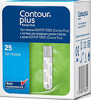 Тест-полоски CONTOUR PLUS (Контур Плюс), 25 шт.