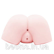 Мастурбатор полуторс: штучний анус і вагіна з вібрацією Passion Lady Flower Baby, фото 4