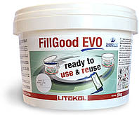 Litokol FillGood EVO 125 Серый цемент (GRIGIO CEMENTO) 5 кг - готовая к применению полиуретановая затирка