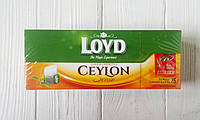 Чай черный Loyd Ceylon tea 50г (25 пакетиков)