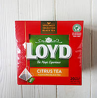 Чай черный с цитрусовым вкусом Loyd Citrus tea 34г (20 пирамидок)