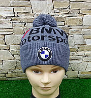 Чоловіча шапка BMW Motorsport Originals Pom Pom Fleece
