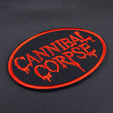 Нашивка з вишивкою CANNIBAL CORPSE 3 овал, фото 2