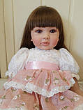 Лялька реборн Адора 65 см дорогому красивому платті, фото 6