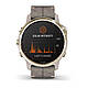 Смарт-годинник Garmin Fenix 6S Pro Solar золотавий з бежевим замшевим ремінцем, фото 2
