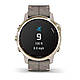 Смарт-годинник Garmin Fenix 6S Pro Solar золотавий з бежевим замшевим ремінцем, фото 6
