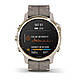Смарт-годинник Garmin Fenix 6S Pro Solar золотавий з бежевим замшевим ремінцем, фото 7