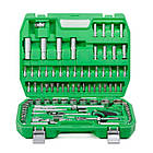 Набір інструментів Intertool 1/4" і 1/2" 94ед 4-32 мм ET-6094SP, фото 2