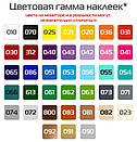 Інтер'єрна вінілова наклейка Київ (силует міста, визначні пам'ятки, Україна), фото 3