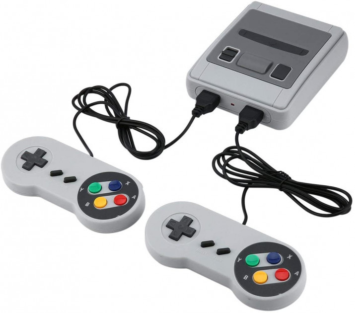 Ретро ігрова консоль приставка 620 ігор Game Box Dendy Super Mini з 2 джойстиками SFC (Super Mini), фото 1