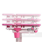 Зростаюча парта + стілець для школяра Fundesk Lavoro Pink, фото 3
