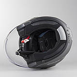 Мотошолом LS2 OF570 Verso Single Mono Open Face Helmet Matte Titanium титан, фото 9