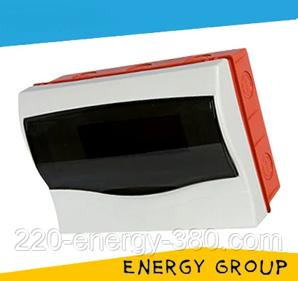 Пластиковий 12-модульний корпус, що вбудовується, фото 1