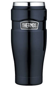Термокружка Thermos SK1005 вакуумний сталевий з герметичною кришкою 470 мл, Синій