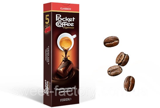 Цукерки Pocket Coffee Ferrero 62g