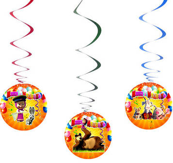 "Маша та Міша" - Спіральки 9 шт. в уп.