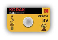 Батарейка литиевая Kodak CR2032, блистер (цена за 1 батарейку)