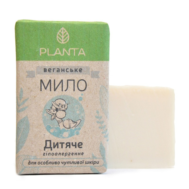 Натуральне тверде мило Planta Дитяче Льняне