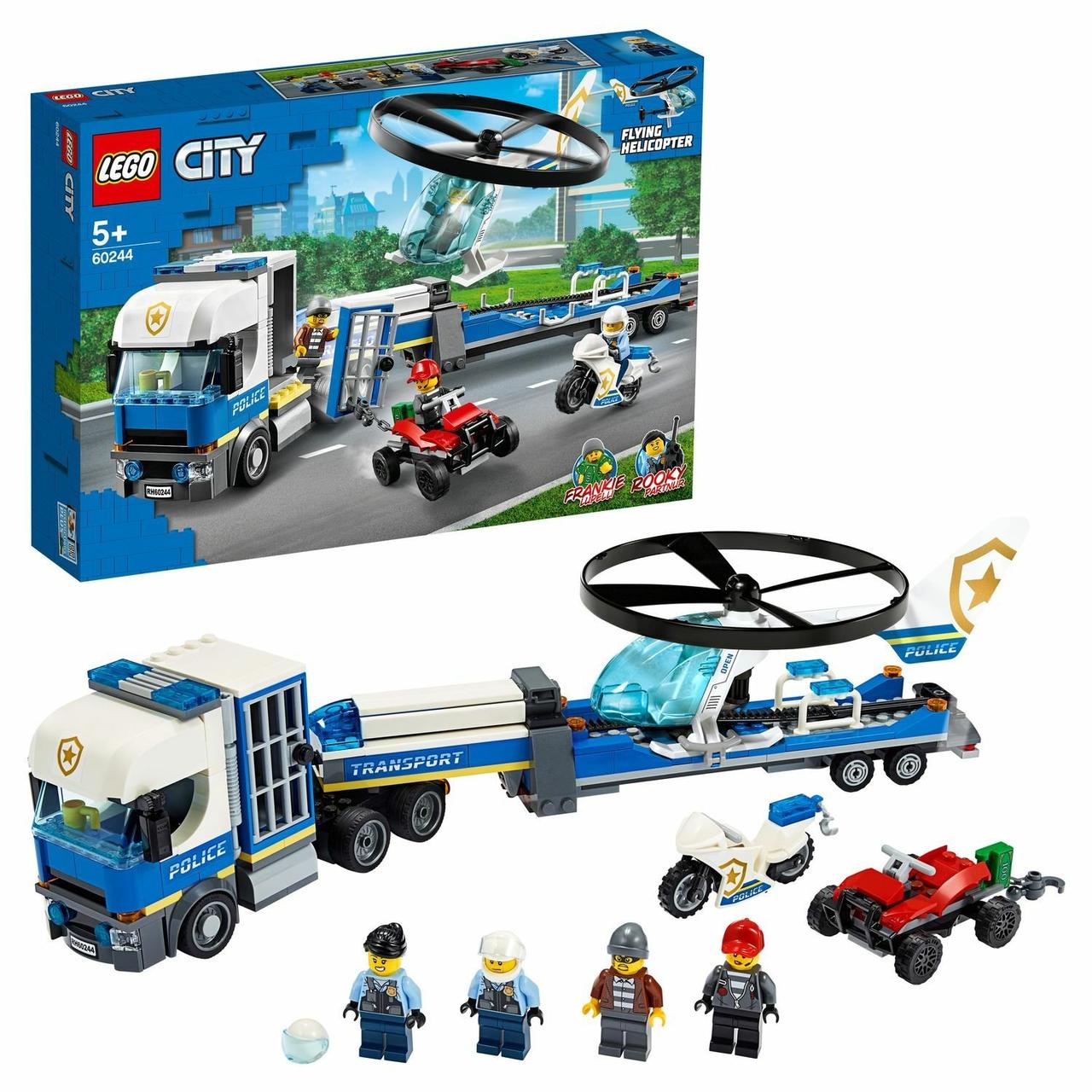 Конструктор LEGO City Police Полицейский Вертолетный Транспорт 60244 ...