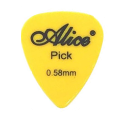 Медіатор для гри на гітарі Alice товщиною 0.58