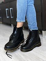 Женские ботинки Dr. Martens 1460 Black / Доктор Мартинс черные кожаные демисезон 36, Весна/осень