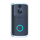 Бездротовий відеодзвінок з датчиком руху HD Wi-Fi Eken V5 Black Bluetoth відео дзвінок око на двері, фото 3