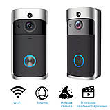 Бездротовий відеодзвінок з датчиком руху HD Wi-Fi Eken V5 Black Bluetoth відео дзвінок око на двері, фото 10