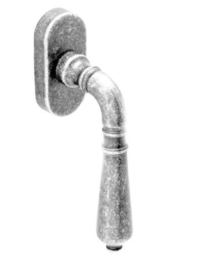 Віконна ручка Fadex Antik 130DK хром матовий (Італія)