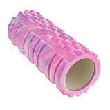 Масажний ролик (валик), Рожевий, фото 2