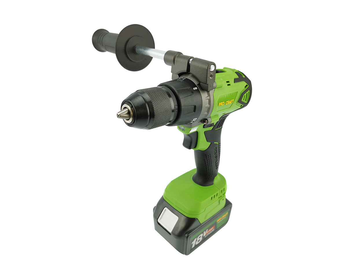 Акумуляторний шуруповерт Procraft Industrial PA18 BL Extra (1 АКБ)