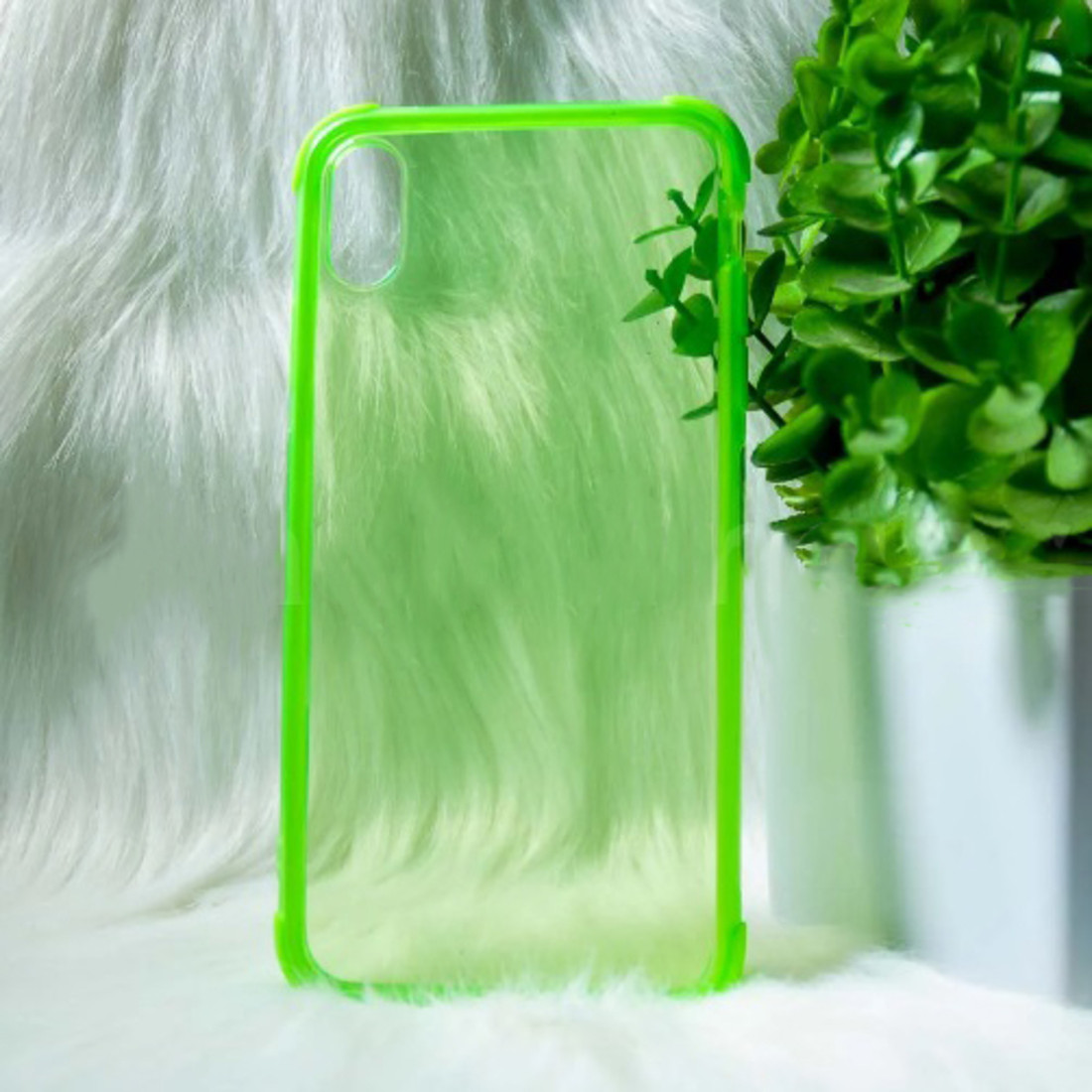 Силіконовий чохол Iphone XS Max "Colorfull" Зелений (green)