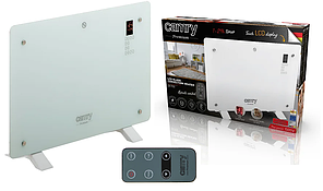 Скляний обігрівач Camry CR 7721 LCD з дистанційним управлінням