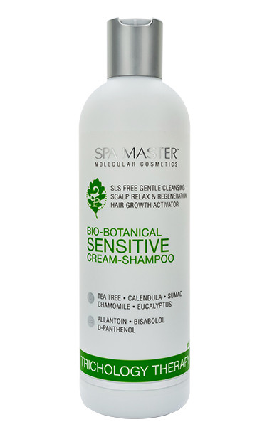 Шампунь для сухої та чутливої шкіри голови Sensitive Cream-Shampoo SPA Master