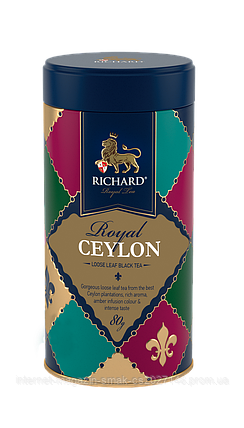 Чай Richard Royal Ceylon, ж/б, листової, 80 г, фото 2