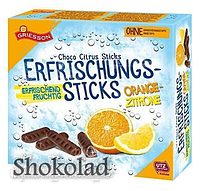 Конфеты Griesson Erfrischungs-sticks апельсин и лимон 150 г Германия