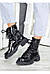 Черевики демісезонні чоботи жіночі шкіряні берци чорні, жіночі демісезонні чоботи черевики від виробника, фото 4