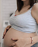 Бюстгальтер топ для беременных и для кормления лиф топ для беременных хлопковый топ регулируемые бретели