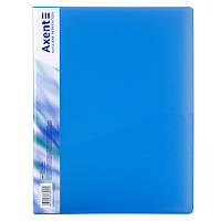 Папка с прижимом Axent 1301-22-A, А4, с внутренним карманом, синяя
