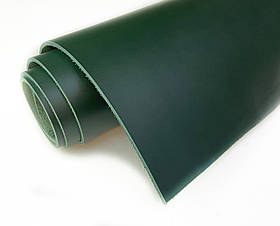 Шкіра чепрак з лицевим покриттям для ременів ножен кобур чохлів сумок браслетів 4,0-4,2мм колір зелений