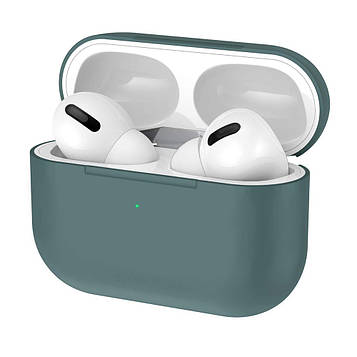 Чохол силіконовий (Dark Green) для Apple Air Pods Pro