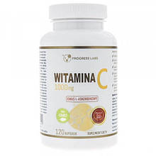 Вітамін C, Routine C Max Vitamin C, 1000mg 120 caps, PROGRESS LABS
